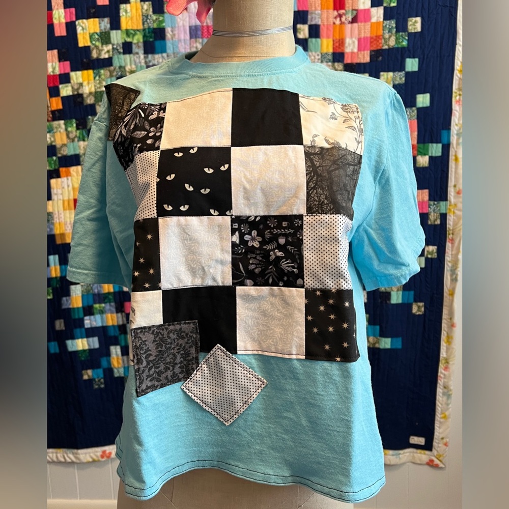 Checkered Quilt Tee Shirt